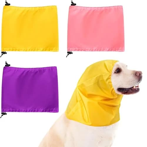 Aliceset Dog Bath Shower Caps 3 Pack Waterproof Ear Covers for Bathing | Adjustable, Durable & Versatile (70-120 chars) thumbnail 1