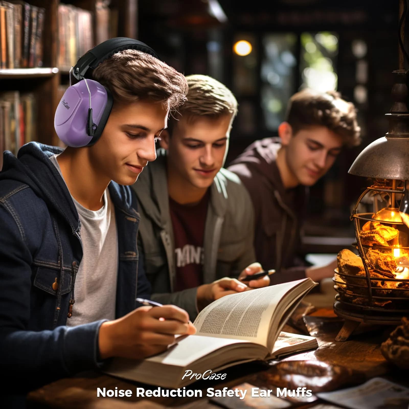 ProCase Hearing Protection Earmuffs NRR 28dB, Noise Cancelling Headphones 2-Pack | ANSI S3.19 Certified - view 8