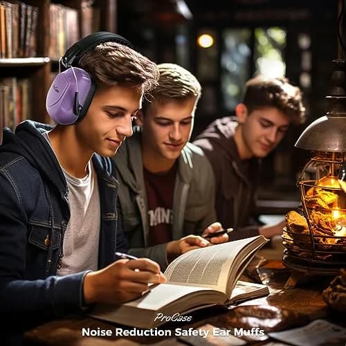 ProCase Hearing Protection Earmuffs NRR 28dB, Noise Cancelling Headphones 2-Pack | ANSI S3.19 Certified thumbnail 8