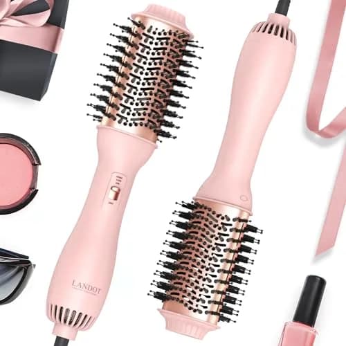 LANDOT One-Step Hair Blow Dryer Brush 1000W | 16.5cm (6.5 Inch) Oval Barrel thumbnail 1