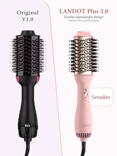 LANDOT One-Step Hair Blow Dryer Brush 1000W | 16.5cm (6.5 Inch) Oval Barrel thumbnail 5