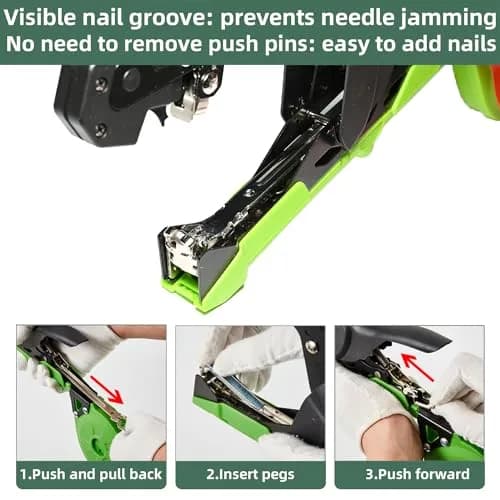 SUCA Green Plant Tying Machine with 20 Tape Rolls | 420g Lightweight Tool for Branches up to 45mm thumbnail 5
