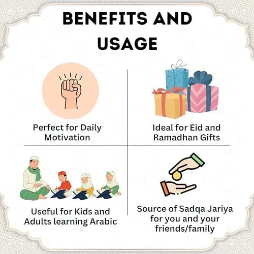 Zarf Limited Islamic Affirmations Cards (30 Daily Reminders) | Spiritual Quran Quotes, Durable 600gsm Paper, Portable Size thumbnail 7