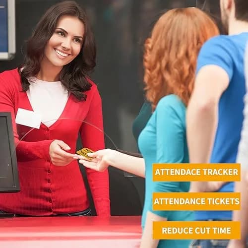 L LIKED Yellow Raffle Tickets 2" x 2" Double Roll (1000 Pairs) | Consecutive Numbering for Easy Event Management thumbnail 5