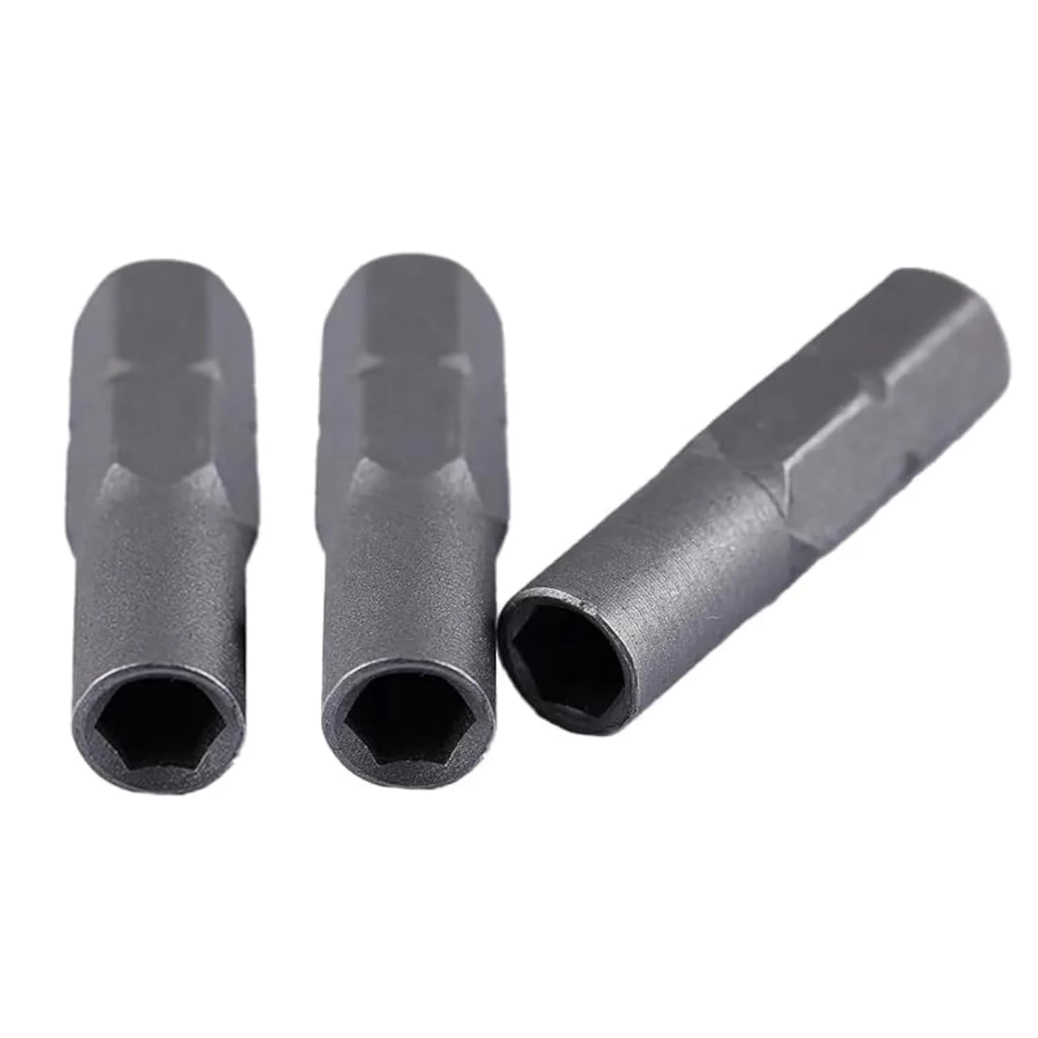 TorSor Screwdriver Bit Adapter Set 3 Pack | 6.35mm Hex Socket Micro Bits for Power Tools