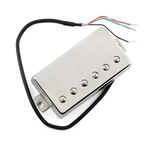 FLEOR Alnico 5 Guitar Humbucker Pickup Set Chrome Neck+Bridge Pickup | 7-8kΩ Neck, 14-15kΩ Bridge thumbnail 6