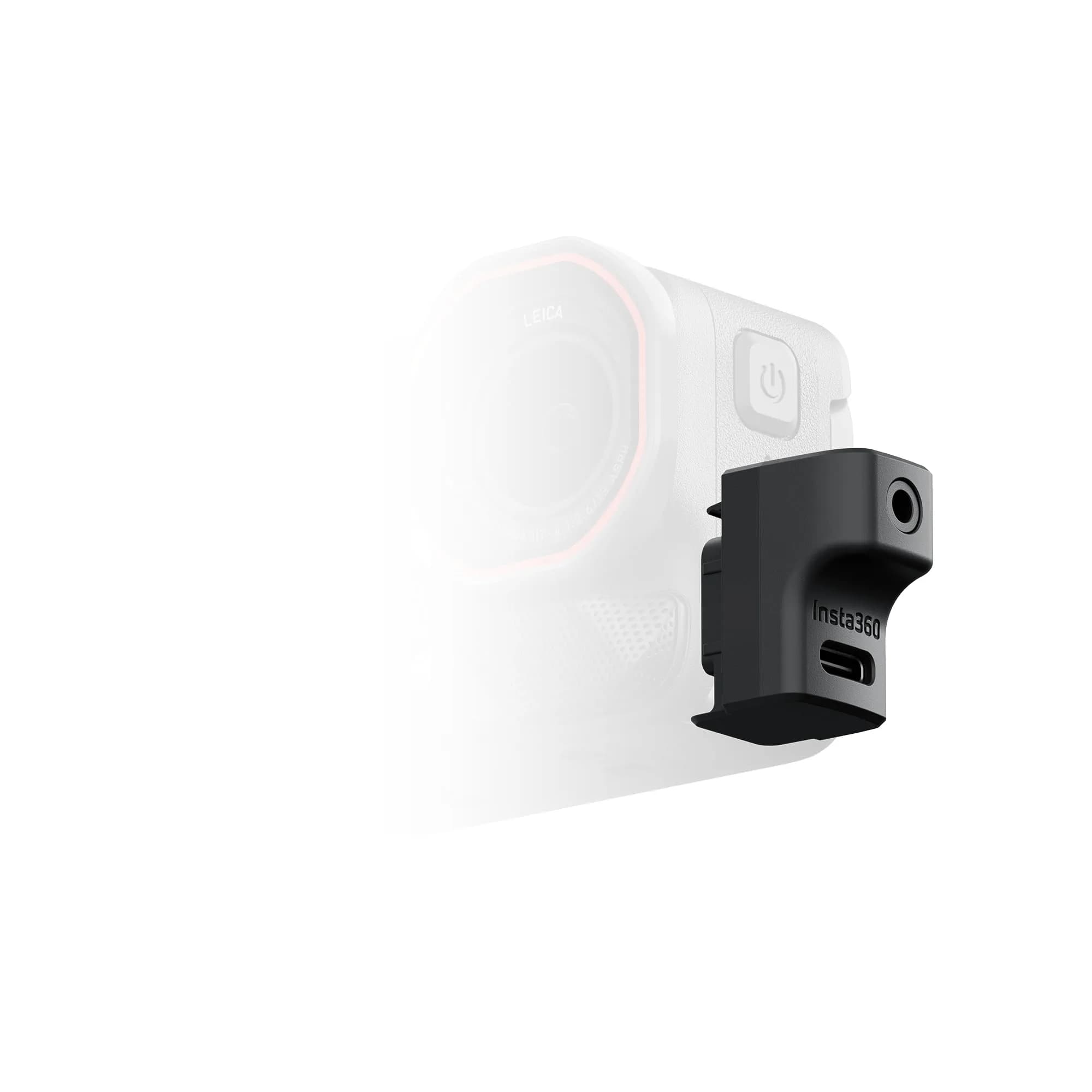 Insta360 Ace Pro2/Ace Pro/Ace Mic Adapter | USB-C & 3.5mm Ports with Charging Passthrough - main product image