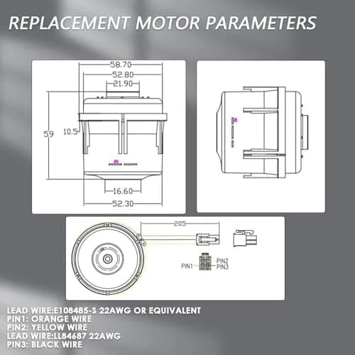LiLDiHo CPAP Machines Motor Compatible with ResMed S9/S10 Series | Low Noise Blower Pump (70-120 chars) thumbnail 7