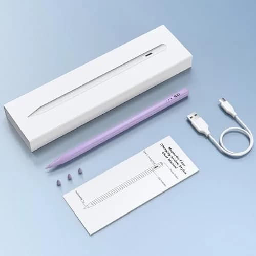 MEKO Stylus Pen for iPad 2018-2026 | Ultra-Fine Tip, Palm Rejection, Fast Charging (Purple) thumbnail 7