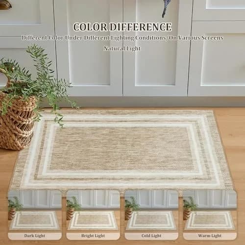OJIA Modern Washable Runner Rug 61cm (2') x 183cm (6') | Non-Slip Printed Carpet for Hallway & Kitchen thumbnail 5