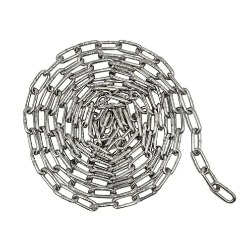 4every SUS304 Stainless Steel Chain 3mm x 3m (0.12" x 9.8ft) | Light Duty Utility Chain for Home & Outdoor Use thumbnail 1