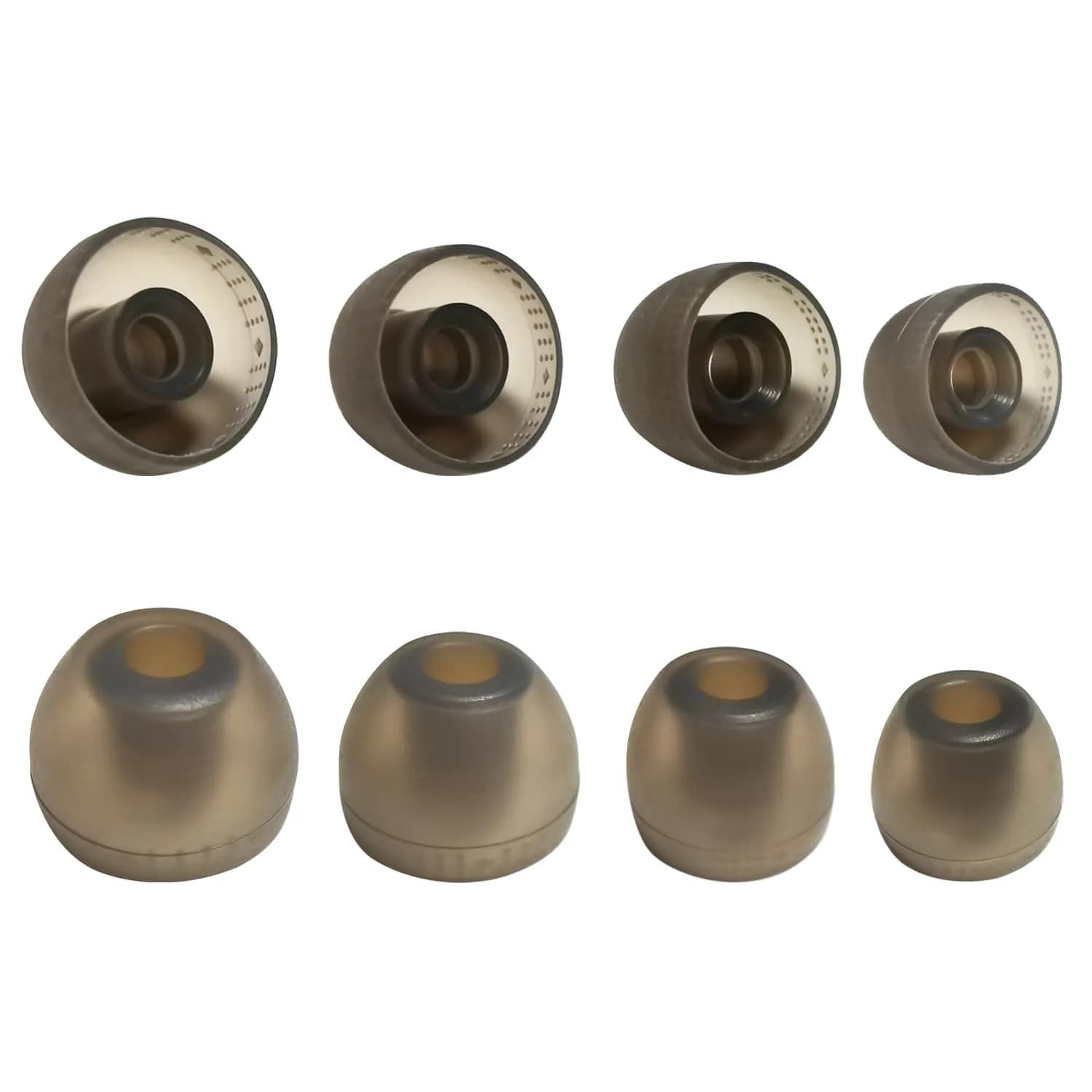 Mijusun Silicone Replacement Ear Tips for Sony WF-1000XM5, 1000XM4, LinkBuds S, WF-C500, WF-C700N Earbuds (4 Pairs, XS/S/M/L) | Secure Fit - main product image