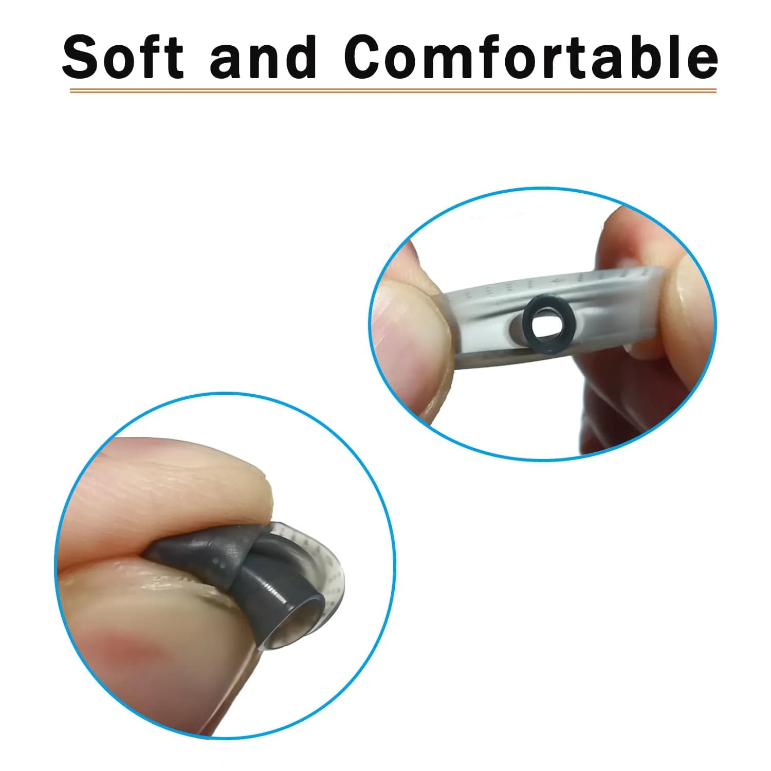 Mijusun Silicone Replacement Ear Tips for Sony WF-1000XM5/XM4/LinkBuds S/WF-C500 (4 Pairs, XS/S/M/L) | Noise Isolating Secure Fit - view 2