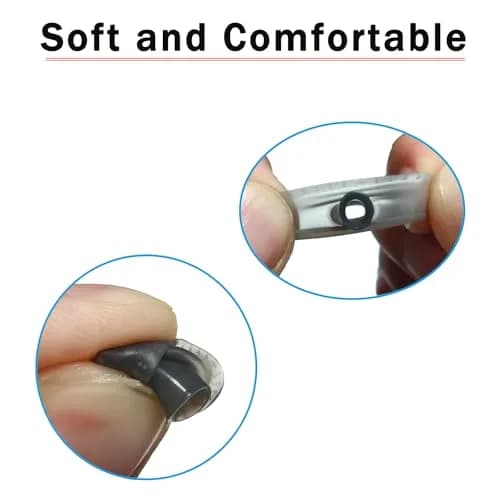 Mijusun Silicone Replacement Ear Tips for Sony WF-1000XM5/XM4/LinkBuds S/WF-C500 (4 Pairs, XS/S/M/L) | Noise Isolating Secure Fit thumbnail 2