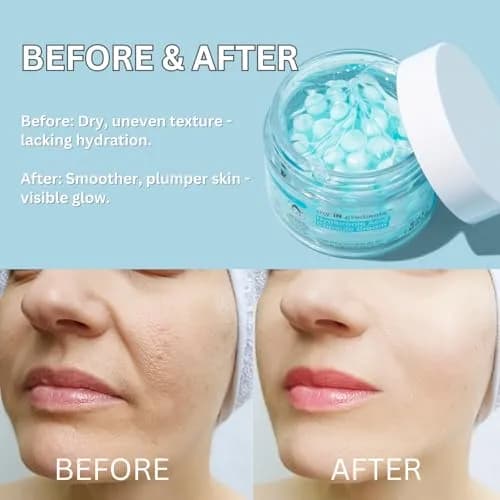 masque BAR Hydrating Capsule Cream Face Moisturizer 50ml | Hyaluronic Acid & Niacinamide for Dry & Sensitive Skin thumbnail 7