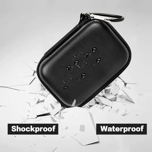 ANKHOH Carrying Case for Crucial X10 X9 Pro 4TB/2TB/1TB | Travel Hard Drive Bag, Compact & Shockproof thumbnail 4