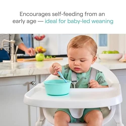 Munchkin Gentle Dip Baby Spoons Self Feeding 3 Pack | Baby-Led Weaning Support thumbnail 2
