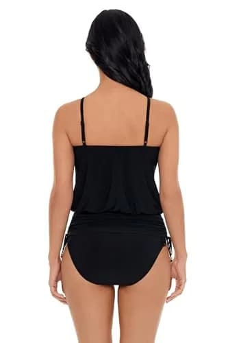 MagicSuit Boba Babs Tankini Top Separate, Black, 16 | Adjustable Support & Versatile Style thumbnail 3