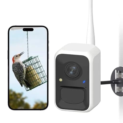 NETVUE Birdfy Smart Bird Camera with Adjustable Brackets | AI Bird ID & 6000+ Species thumbnail 1