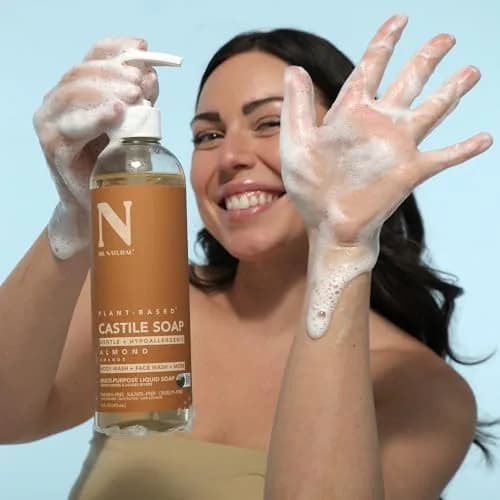 Dr. Natural Castile Liquid Soap - Multi-Use Body Wash, Shampoo & Face Wash | Hydrating & Plant-Based (70-120 chars) thumbnail 7