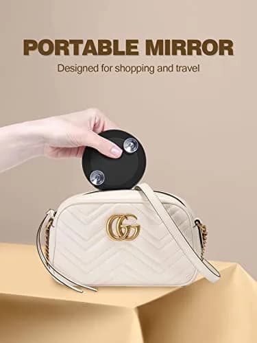 Macaki 30x Magnifying Mirror Suction Cup, 3.5 inch Round Black | Powerful Detail for Makeup & Grooming thumbnail 6