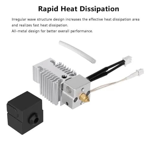 Creality Ender 3 V3 SE Hotend Kit 250mm/s High-Speed Assembled Extruder with Silicone Sock & Bowden Tube | 260℃ High-Temp Copper Alloy Nozzle thumbnail 5