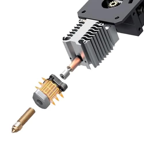 Creality Ender 3 V3 SE Hotend Kit 250mm/s High-Speed Assembled Extruder with Silicone Sock & Bowden Tube | 260℃ High-Temp Copper Alloy Nozzle thumbnail 6