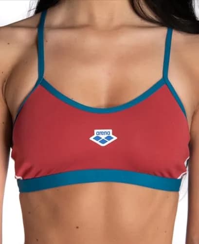 ARENA Performance Icons Solid Women's Two-Piece Swimsuit Cross Back MaxLife Bikini Size 26 | Chlorine-Resistant, UPF 50+ thumbnail 4