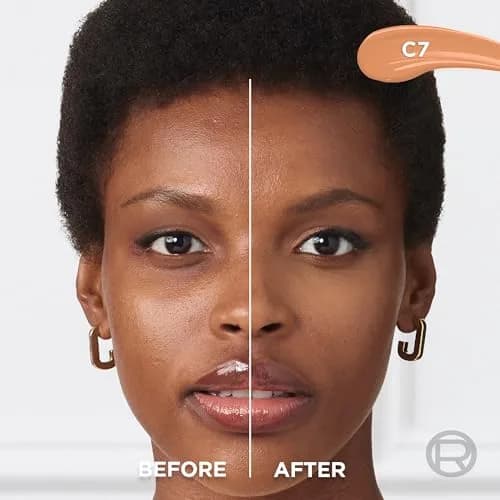 L'Oreal Paris True Match Radiant Serum Concealer, Brightening Under Eye Concealer with 1.5% Hyaluronic Acid & Caffeine, C7, 0.33 Oz | Hydrates & Corrects thumbnail 2