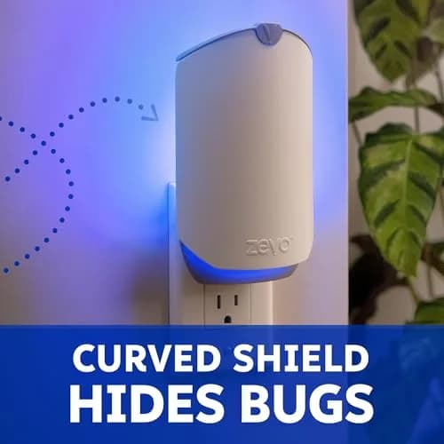 ZEVO Flying Insect Trap with 3 Refills | Catches Fruit Flies, Gnats, House Flies 24/7 Indoors thumbnail 8