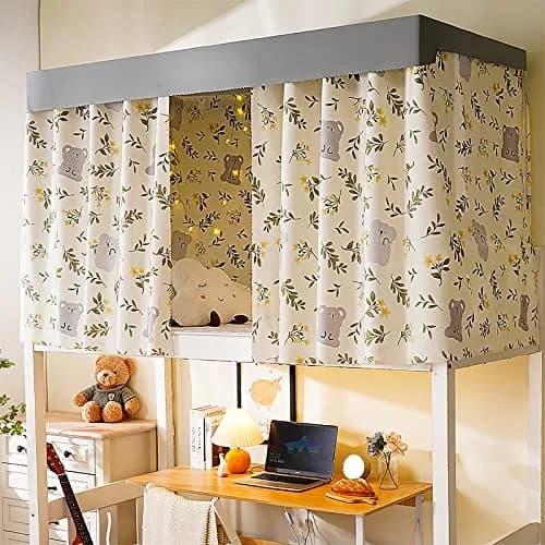 TINAYAU Bed Curtain 2m x 1.15m | Lightproof, Breathable, Privacy Cloth thumbnail 6