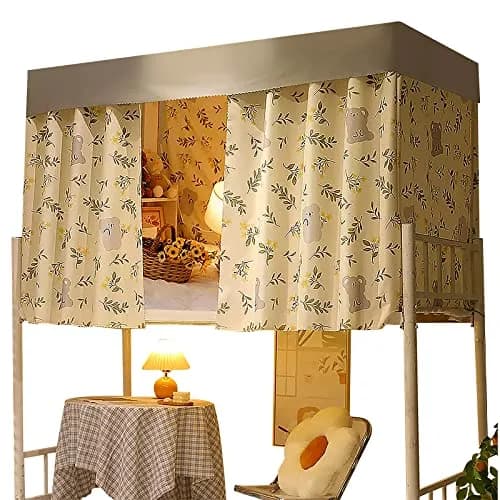 TINAYAU Bed Curtain 2m x 1.15m | Lightproof, Breathable, Privacy Cloth thumbnail 9