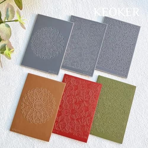 Keoker Boho Texture Sheets Set | Polymer Clay Texture Mat for Jewelry & Crafts (1-3) thumbnail 5
