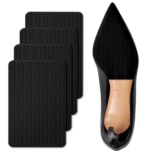 Ashoesert Non Slip Sole Protector Pads for Heels, 15.2cm x 11.4cm (6"x4.5") | Protects Expensive Heels & Adds Grip thumbnail 1