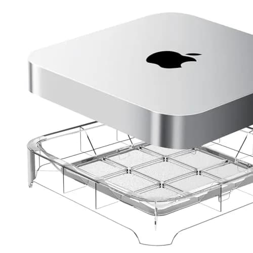 IFCASE Clear Engine Air Filter Stand for Mac Studio & Mac Mini | 19.7cm x 19.7cm x 3.9cm thumbnail 1