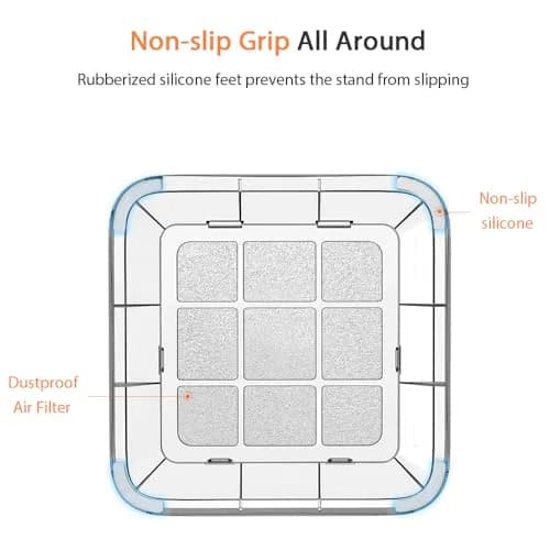 IFCASE Clear Engine Air Filter Stand for Mac Studio & Mac Mini | 19.7cm x 19.7cm x 3.9cm thumbnail 2