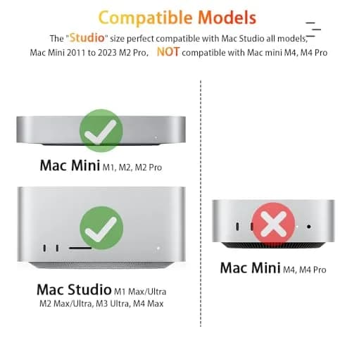 IFCASE Black Engine Air Filter Stand for Mac Studio & Mac Mini | 19.7cm (7.76 in) Width thumbnail 5