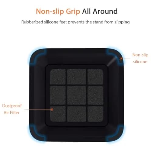 IFCASE Black Engine Air Filter Stand for Mac Studio & Mac Mini | 19.7cm (7.76 in) Width thumbnail 2