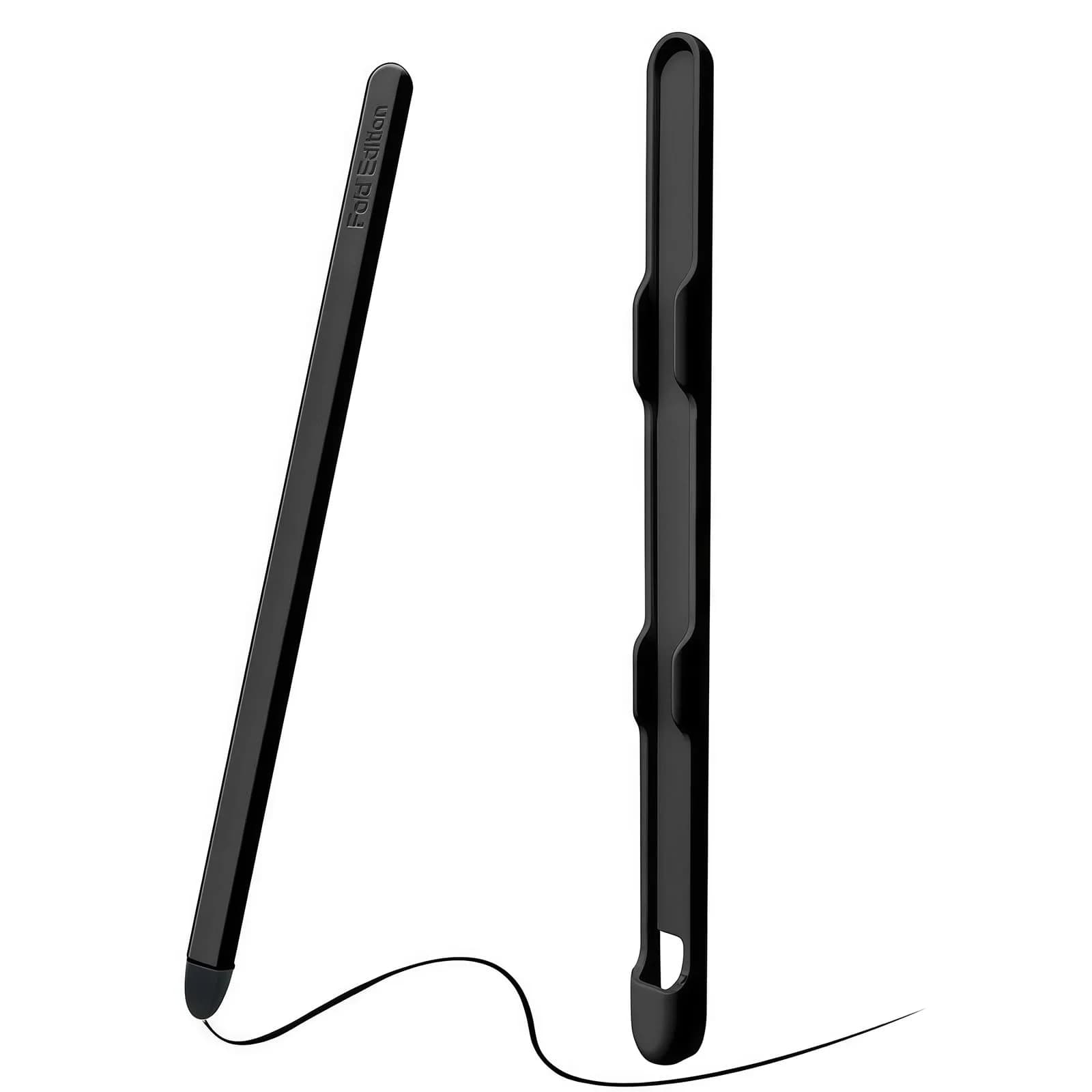 YQODSZ Stylus Pen & S Pen Holder for Samsung Galaxy Z Fold 7/6/5 Case | Matte Black — Matte Black