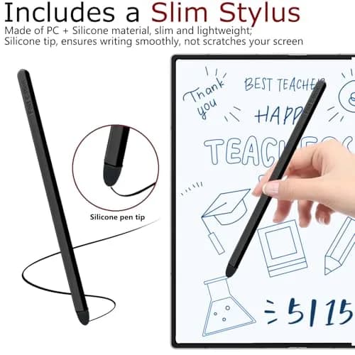 YQODSZ Stylus Pen & S Pen Holder for Samsung Galaxy Z Fold 7/6/5 Case | Matte Black thumbnail 4