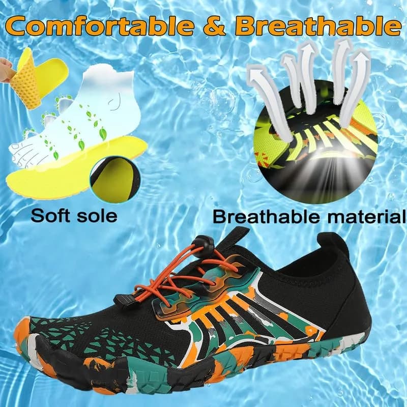 LIZRHA Water Shoes for Men and Women | Quick Dry Aqua Swim Barefoot Shoes for Outdoor Water Activities thumbnail 4