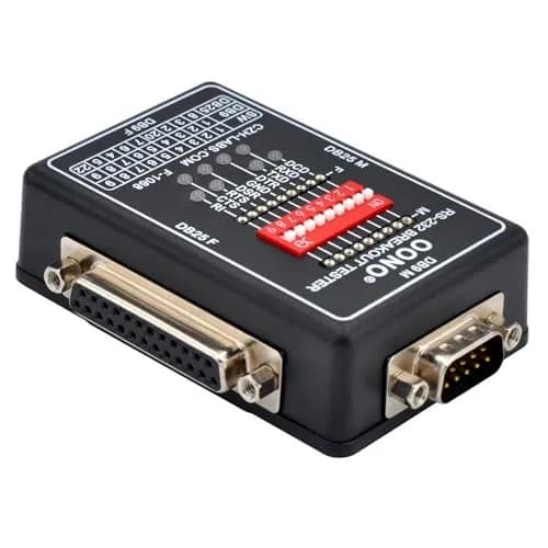 OONO RS232 Breakout Tester LED Monitor Module DB9M/F x DB25M/F, 1 Unit thumbnail 3