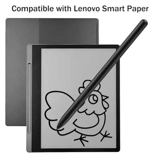 Mingxiong Stylus Pen Compatible with Lenovo Smart Paper, 4096 Pressure Levels, Black | Precision Input Pen thumbnail 2
