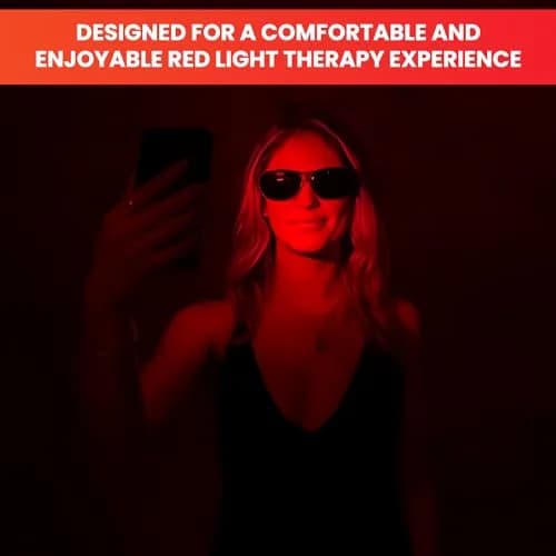Mito Red Light Red Light Therapy Glasses IR3 Dark | Eye Protection for Infrared & Near-Infrared Light thumbnail 3