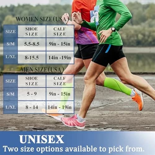 CHARMKING Compression Socks for Women & Men Circulation (3 Pairs) 15-20 mmHg | FDA Approved Medical Grade Support thumbnail 6