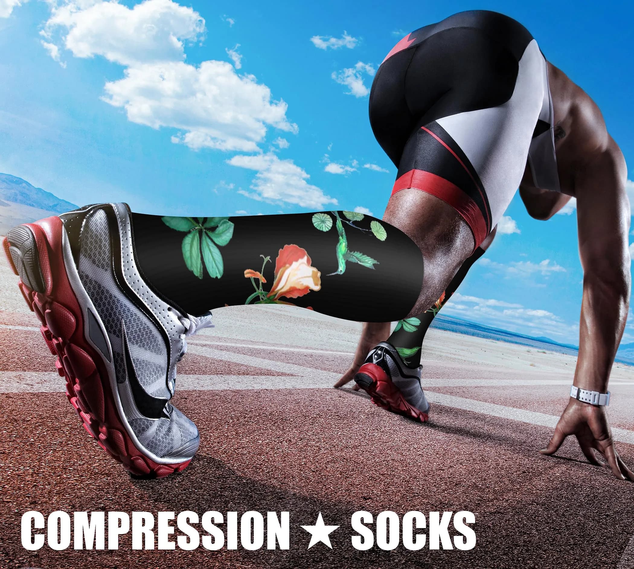 CHARMKING Compression Socks for Women & Men Circulation (3 Pairs) 15-20 mmHg | FDA Approved Medical Grade Support - view 3