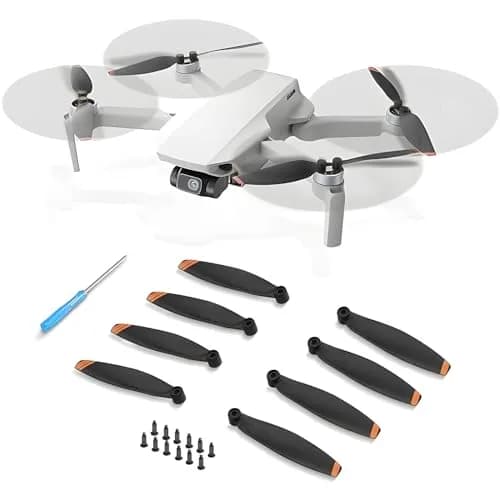 Tosiicop Orange 24pcs Toy Drone Propellers | Low Noise, Quick-Release, 4726FM Series thumbnail 3