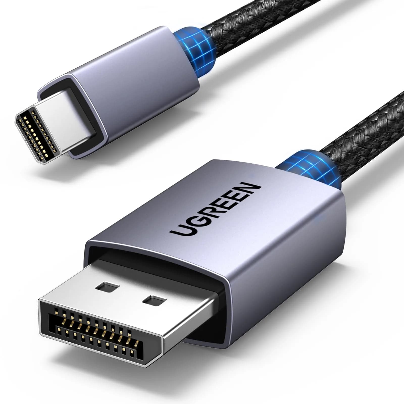 UGREEN VESA Certified 8K@60Hz Mini DisplayPort to DisplayPort Cable 6.6FT | Supports 8K Ultra HD & Gaming