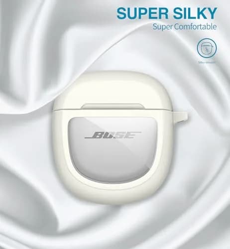 SURITCH Protective Case for Bose QuietComfort Earbuds II & Ultra | White (1-Pack) thumbnail 4