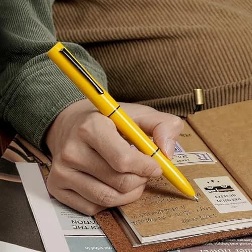 HONG DIAN C1 Fountain Pen Extra Fine Nib 0.4mm (140mm) | Smooth Writing Metal Pen with Converter thumbnail 6